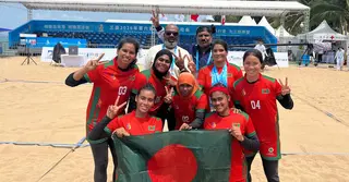 এশিয়ান বিচ কাবাডি: থাইল্যান্ড ও সিরিয়াকে উড়িয়ে বাংলাদেশের শুভসূচনা